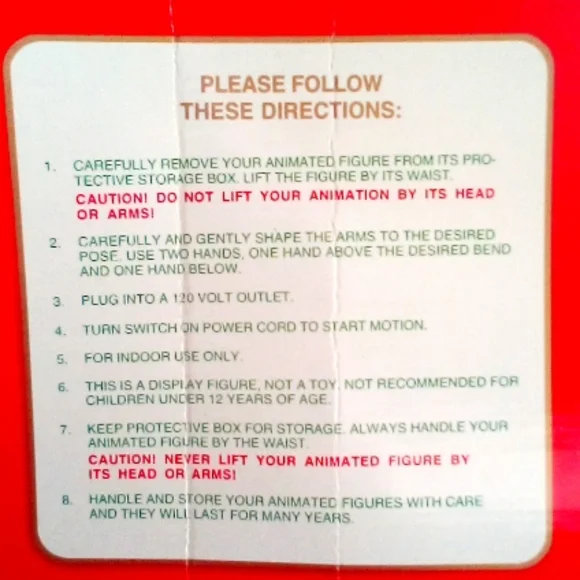 Vintage Santa’s Best Animated Collectable in Chair Smoking Pipe W/List Orig. Box - Picture 11 of 12